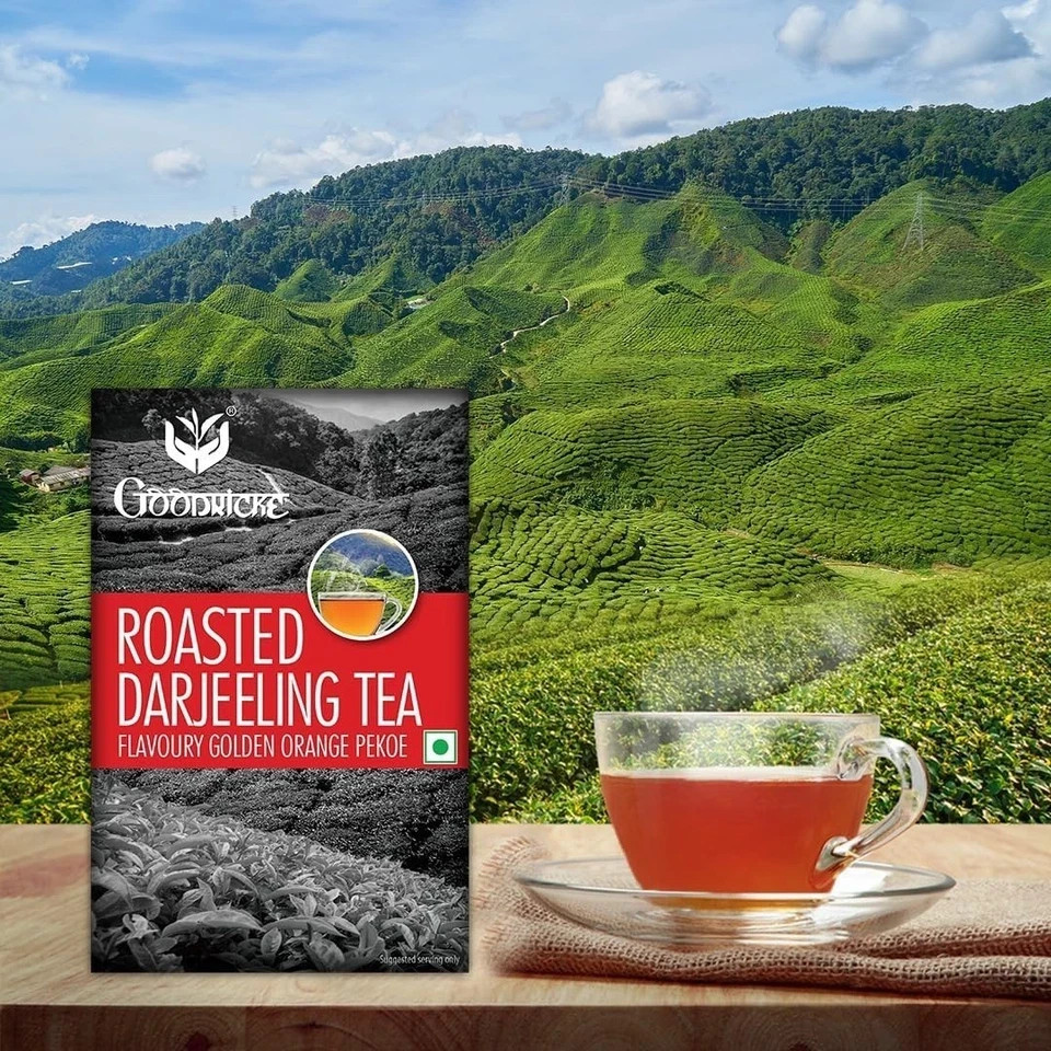 GOODRICKE Roasted Darjeeling Tea 250 g Premium Black Loose Leaves Tea Rich Taste
