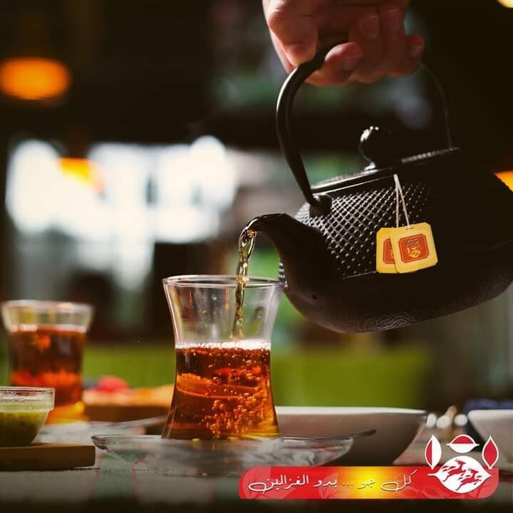 Alghazaleen Black Original Arabic Tea, 100 Bags 2g/Box Pure Ceylon. شاي الغزالين