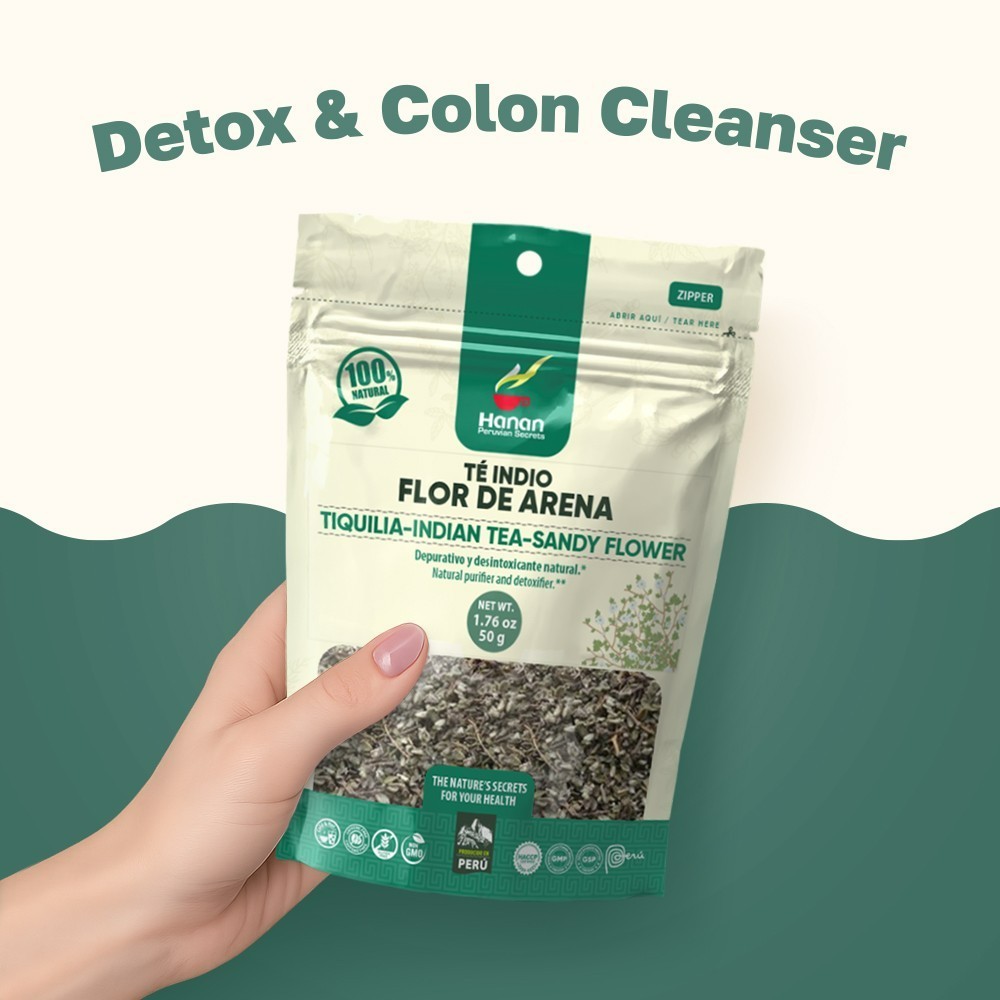 Hanan Peruvian Secrets Flor de Arena| 100% Natural Tiquilia Paronychioides | 1.7