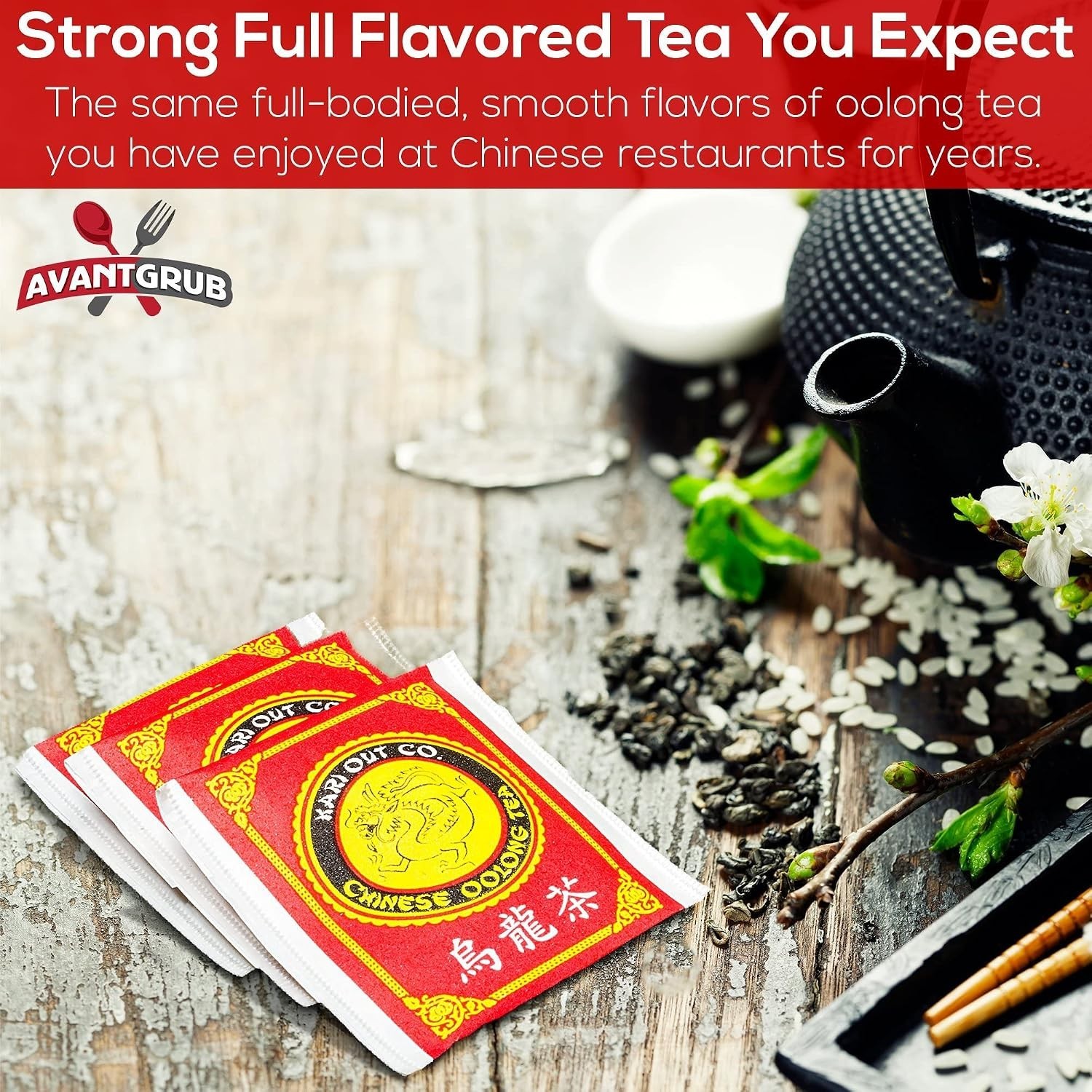 Restaurant-Grade Oolong Tea Bags 300 Ct. – Caffeinated Blend