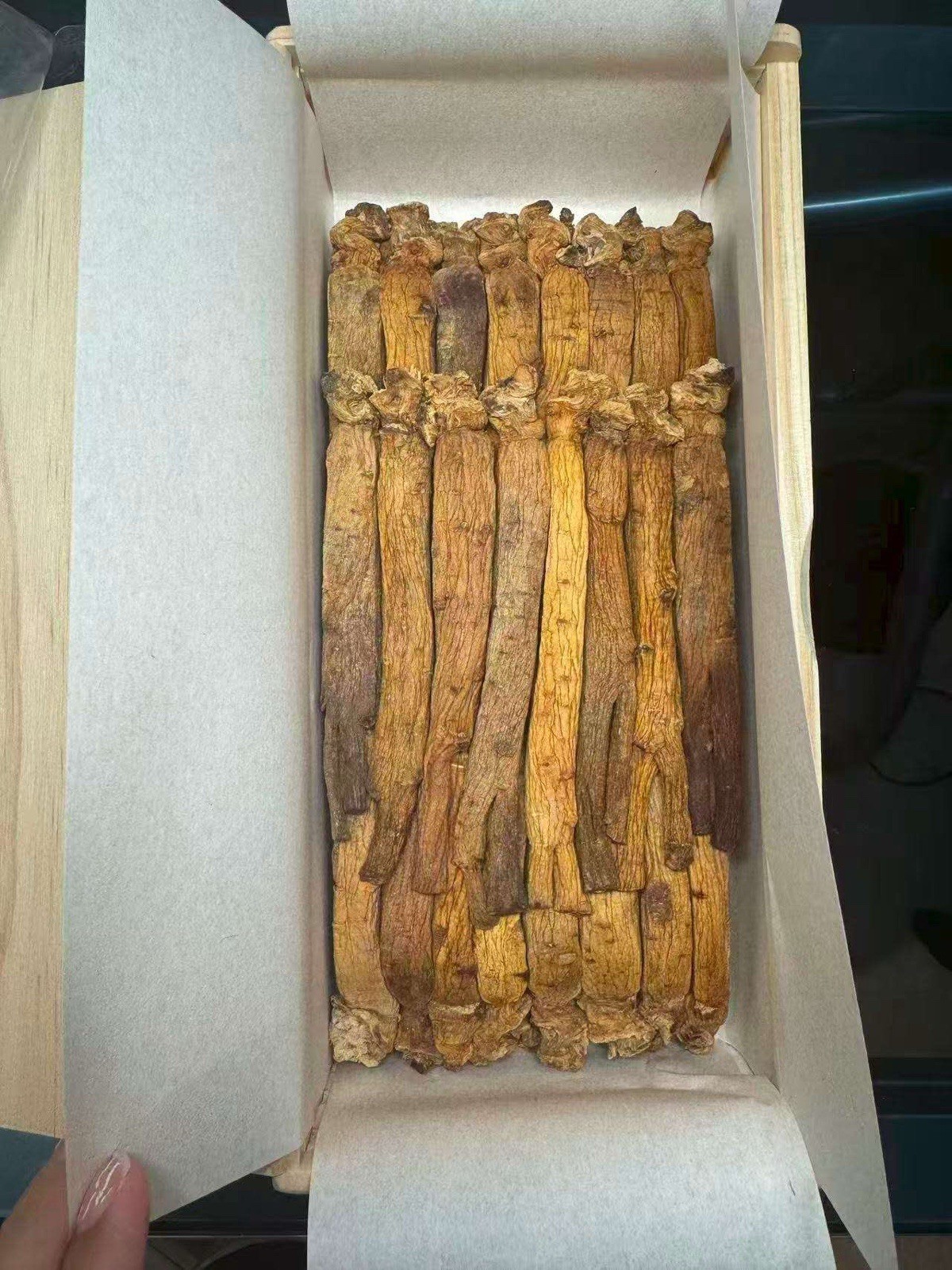 Korean 6 Year Red Ginseng Root Good Grade 40 Ji 300g ( 24Root ) 10% Top Grade