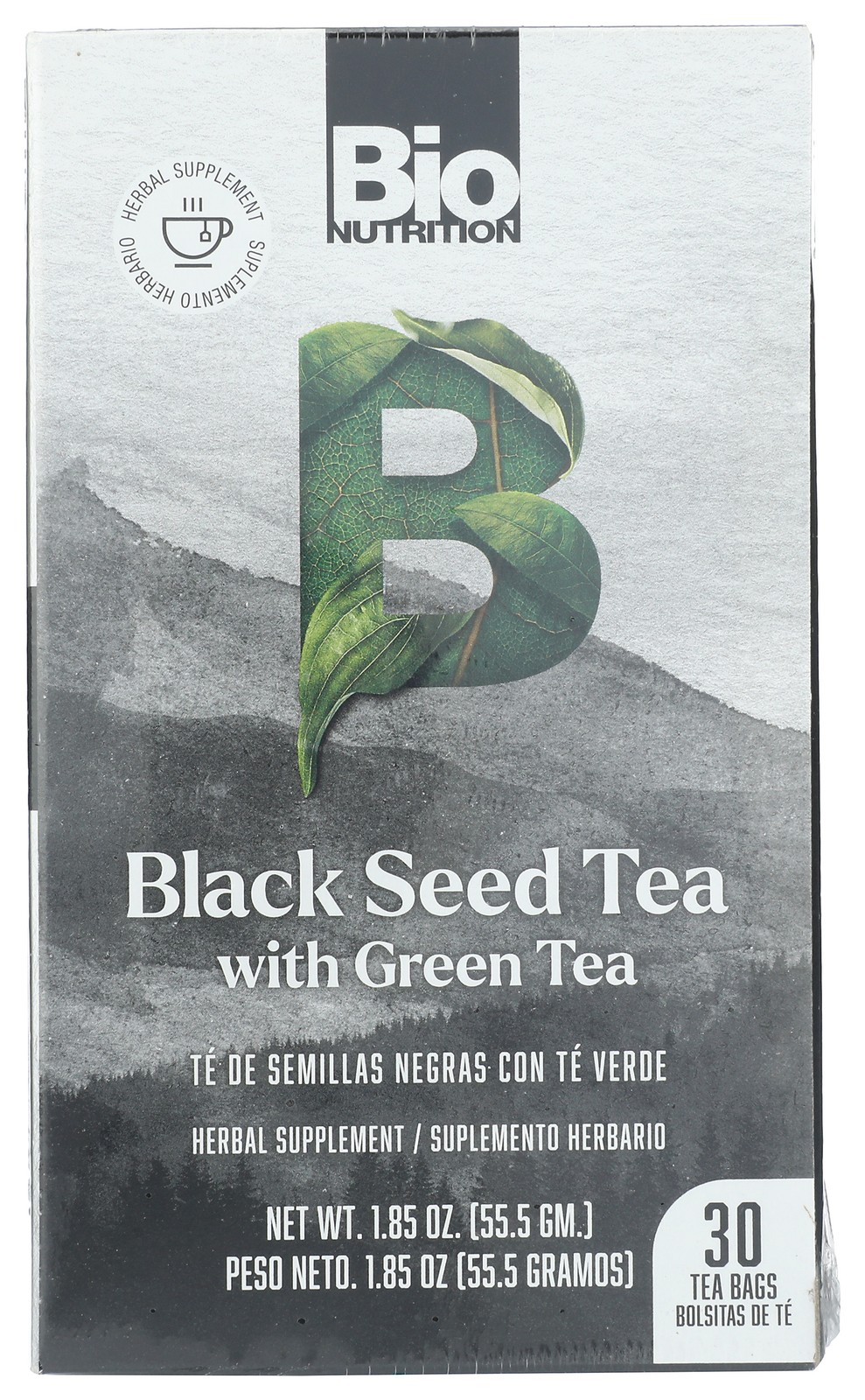 Bio Nutrition 30 Count Black Seed Herbal Tea With Green 1 Pack