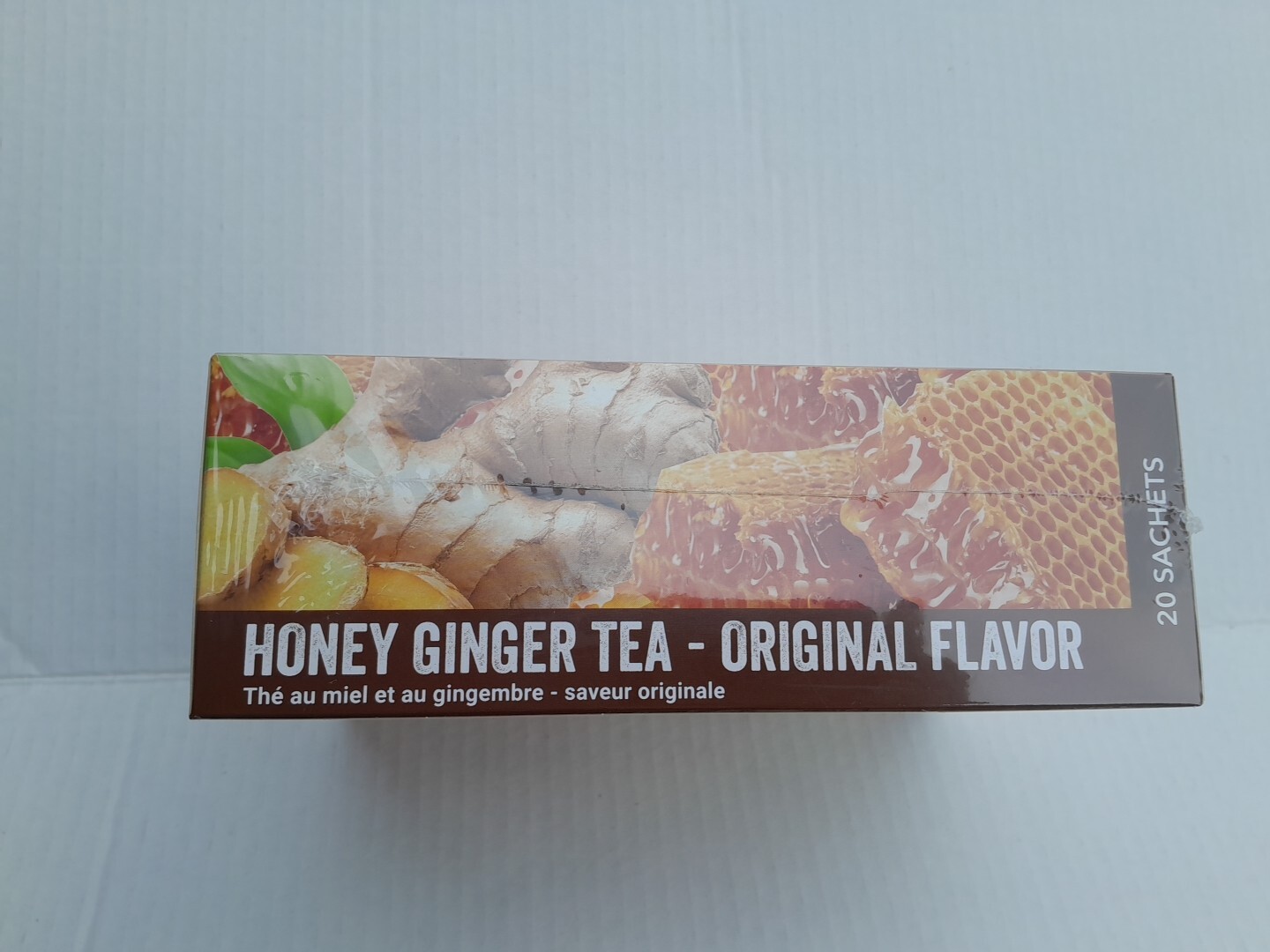 Pocas Ginger Tea With Honey Instant 12.7oz (20 bag) with Real Ginger