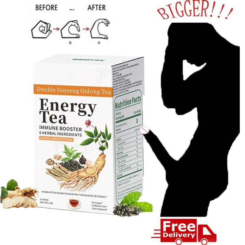 2026 NEW Energy Tea Immune Booster Ginseng Tea, Chinese Ginseng Oolong Tea