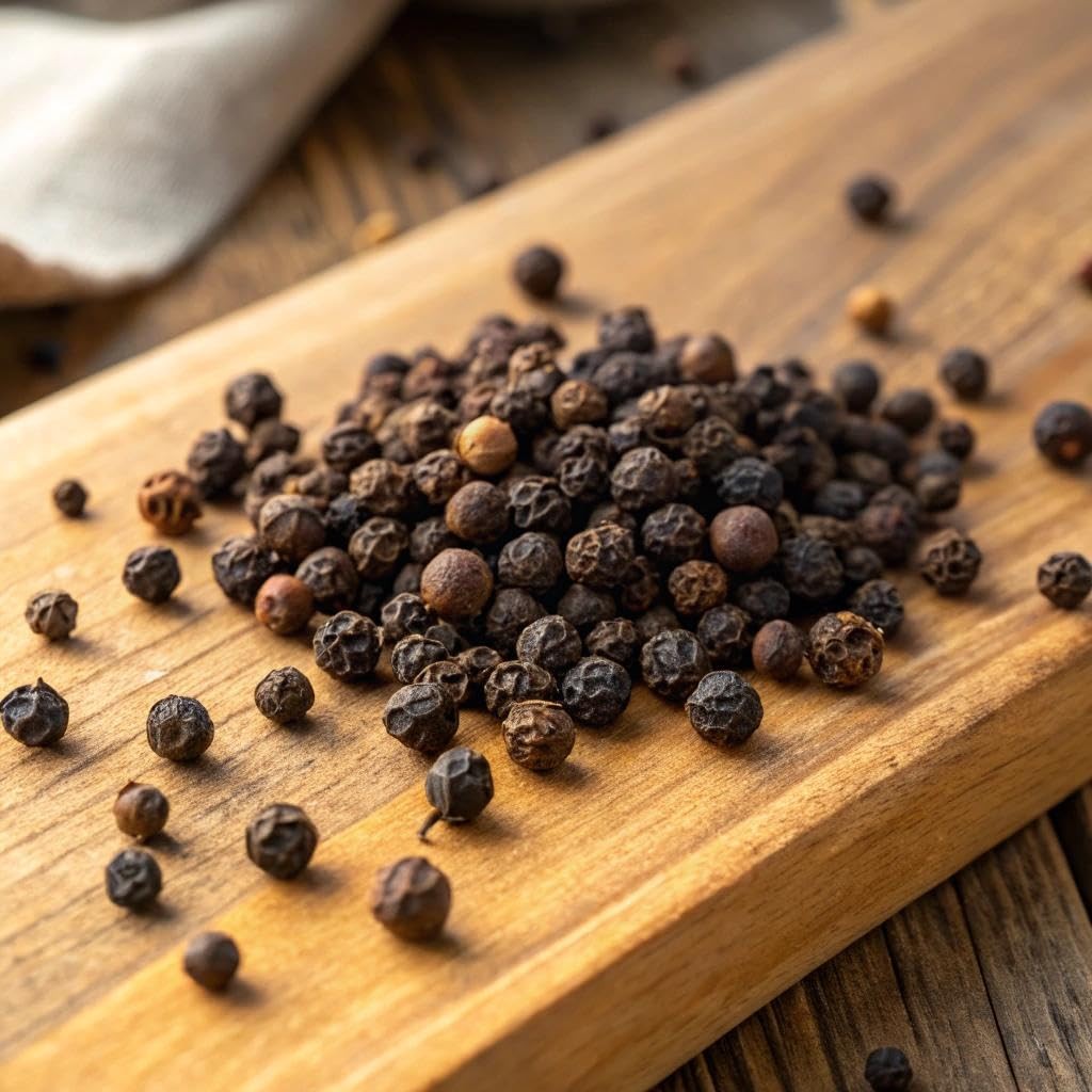 Whole Black Peppercorns – Cambodian Memot – 16oz Bulk Spice for Cooking