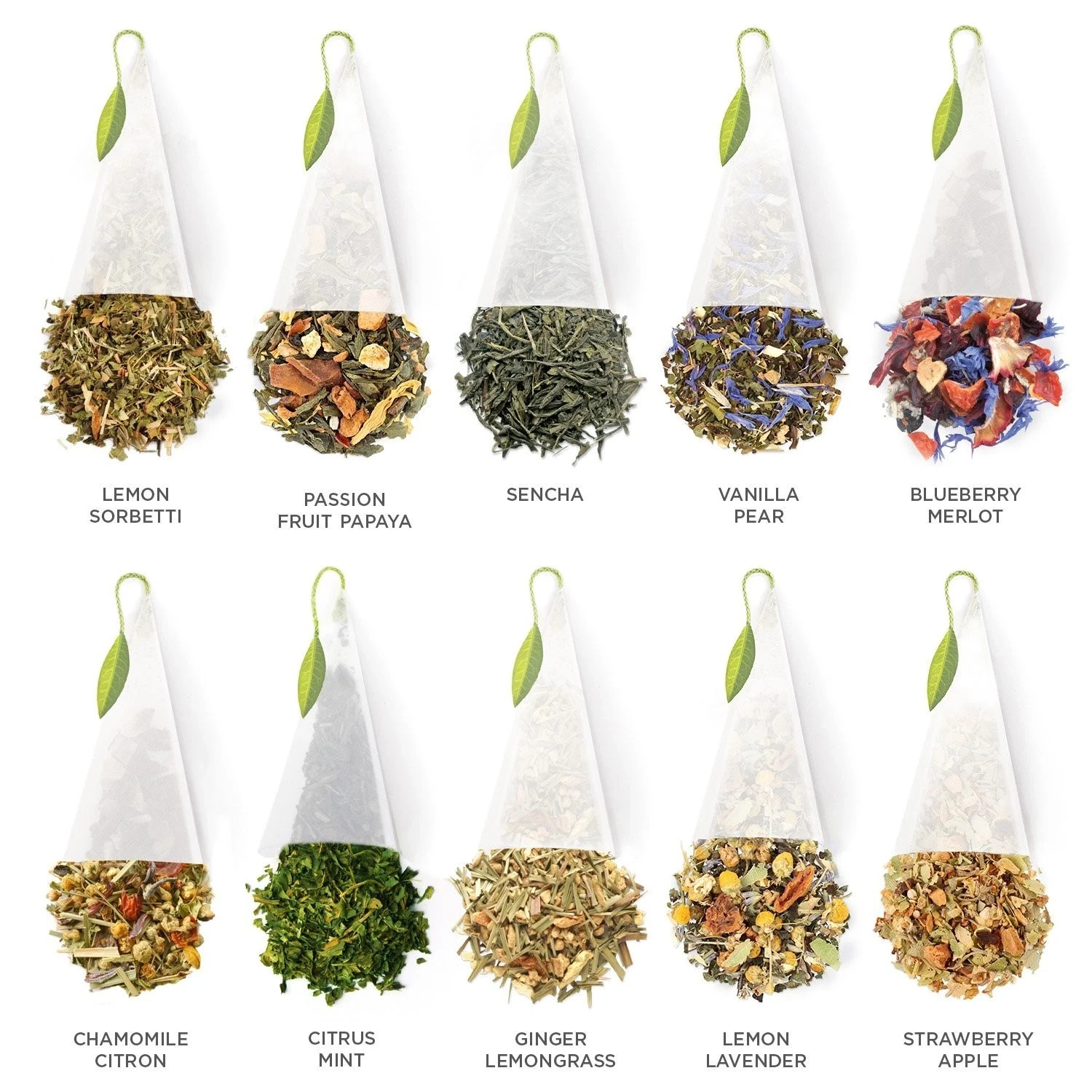 Tea Forté, Large “Tasting Assortment” Tea Chest Gift Box of 40 Gourmet Teas