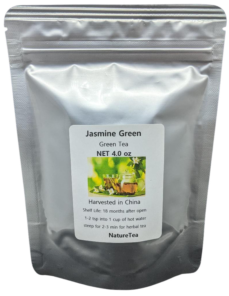 Jasmine Green Tea – 2 oz – Loose Leaf Blend from 100% Nature