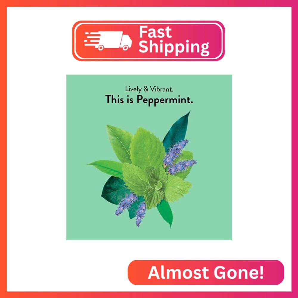 Choice Organics – Organic Peppermint Tea (1 Pack) – Compostable – Caffeine Free