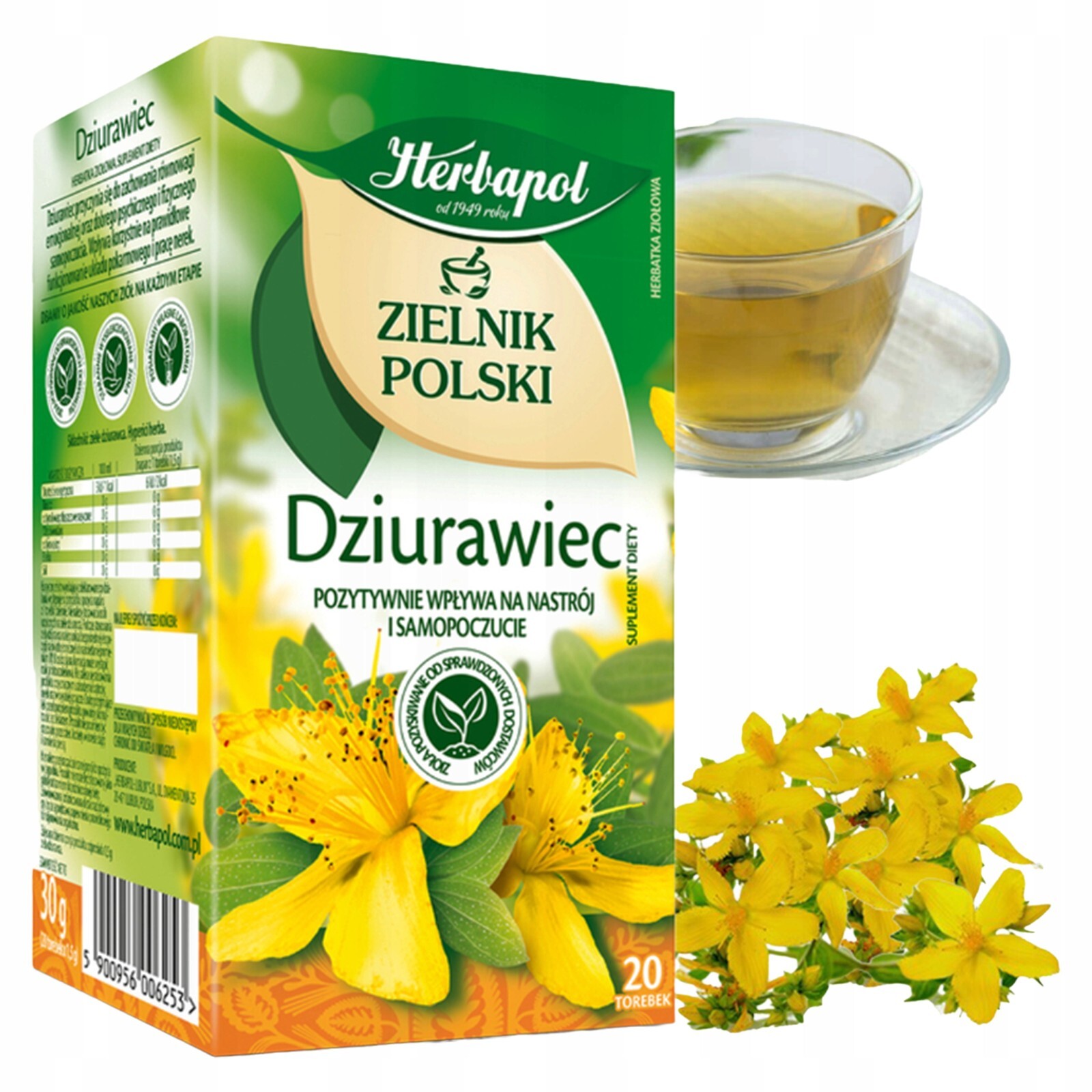 3 X HERBAPOL Polish Herbarium – St. John’s Wort 3 x 20 bags – 60 bags