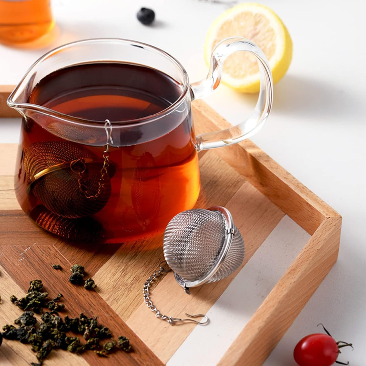 2PCS Premium Tea Infusers for Loose Leaf Tea – Upgraded Tea Strainers and Tea Ba