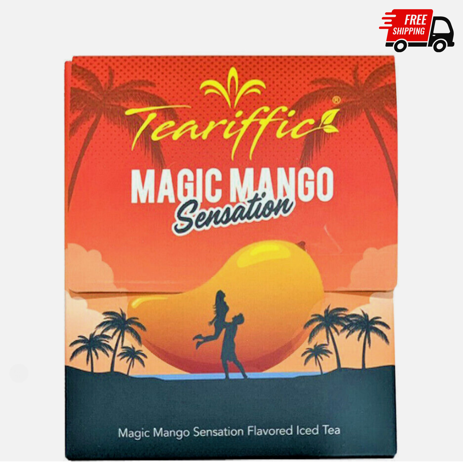 Teariffic Magic Mango Sensation Men Herb Energy Coffee Tea (12 Sachets)