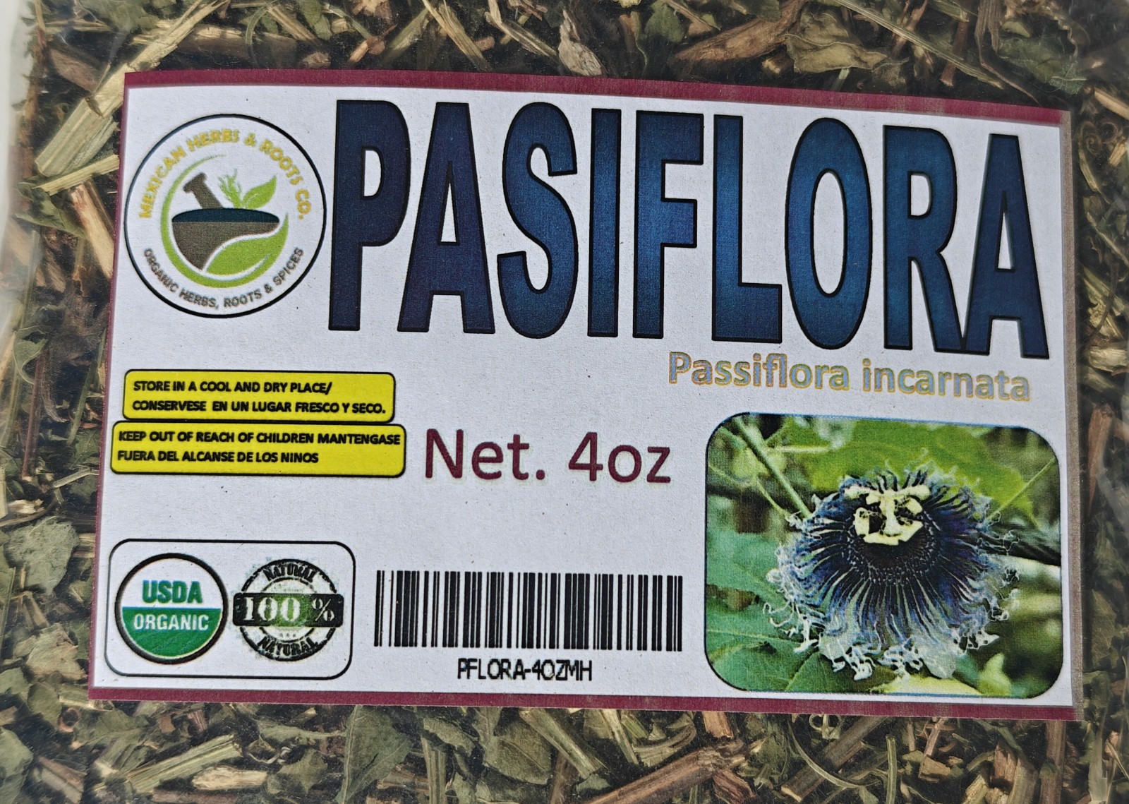 4oz Passion Flower Passiflora Incarnate, passionflower, passion flower herbal Te