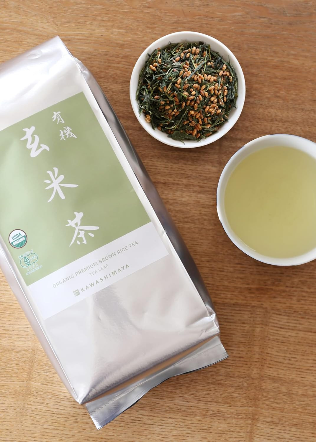 Organic Genmaicha Green Tea with Roasted Rice, 35.27 Oz