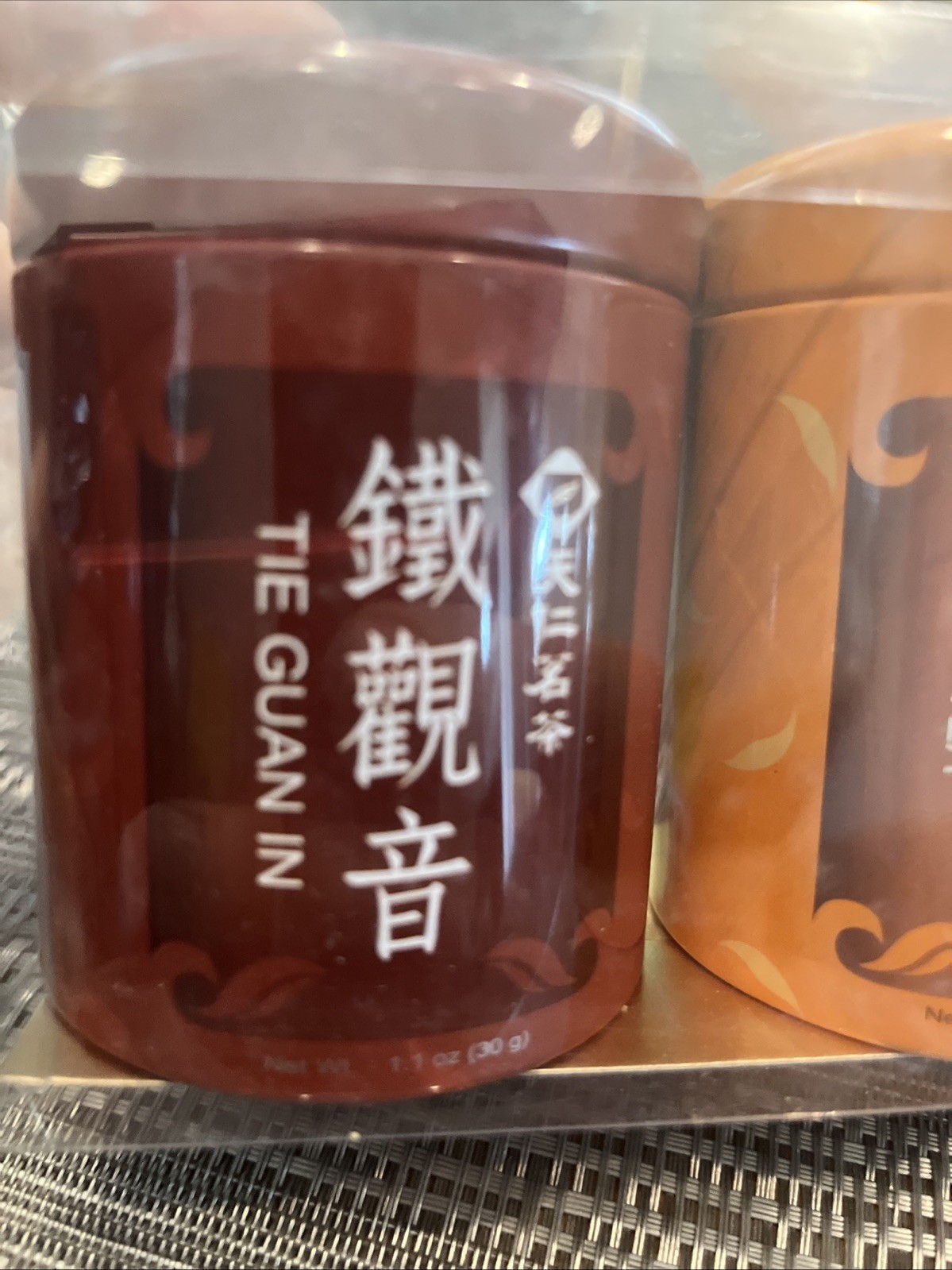 Black Tea – Oolong tea- Tie Guan In , 3-1.1 Ounce Containers -Premium Tea,