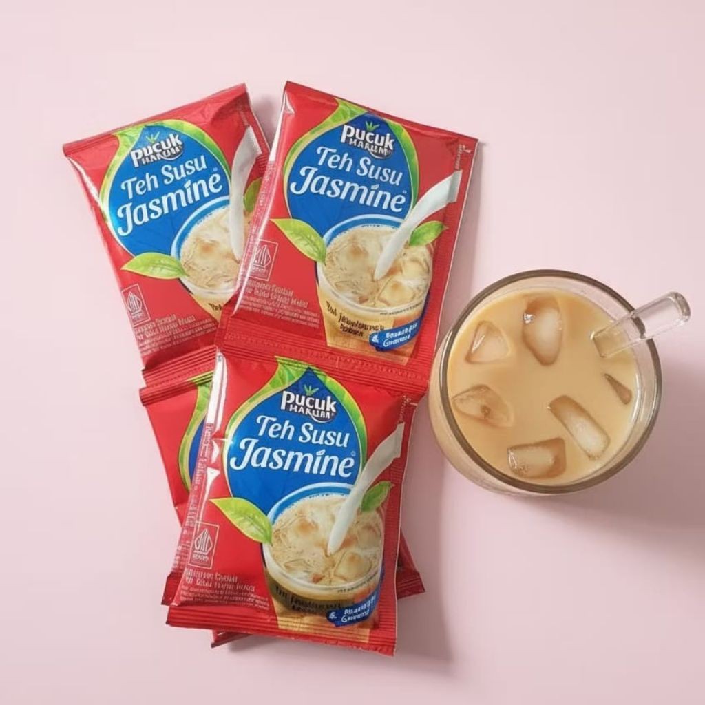 10 PCS PUCUK HARUM JASMINE MILK TEA POWDER DRINK FREE SHIPPING US FREE TAX