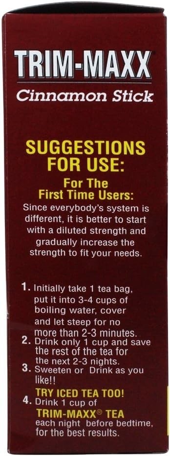 Trim-Maxx Cinnamon Tea 60B 60 Bags