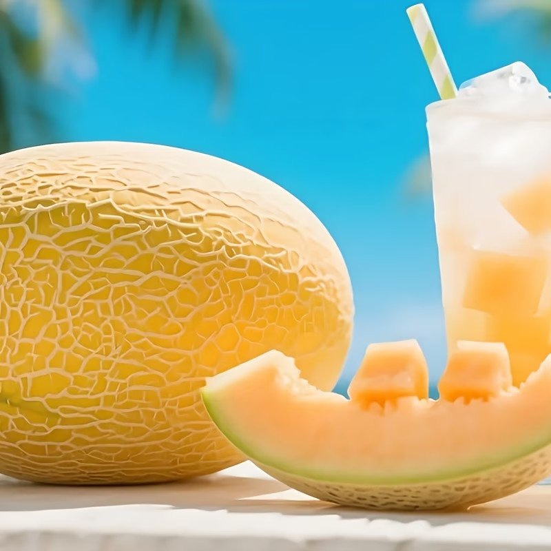 Vegan Natural Cantaloupe Powder Freeze-dried to Lock Freshness Full Of Vitamin C