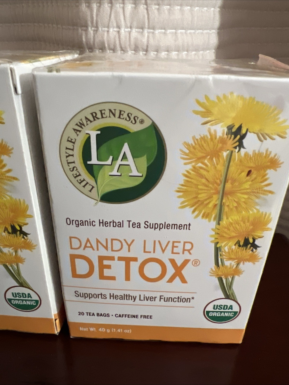 Dandy Liver Detox Tea, 20 Count X 2 Boxes. New