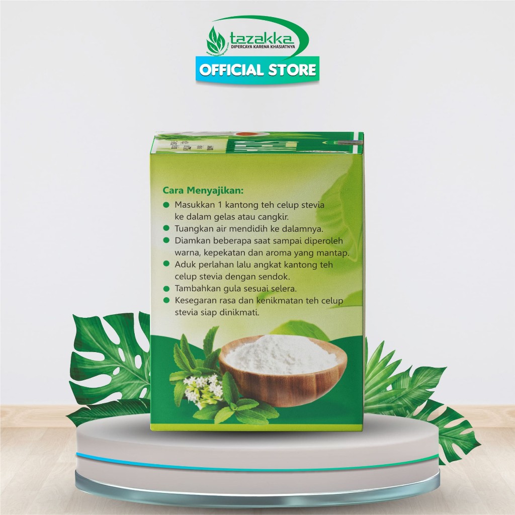 3x Stevia Leaf Herbal Tea Bags 50g (150g total) bundle aroma ritual flavor