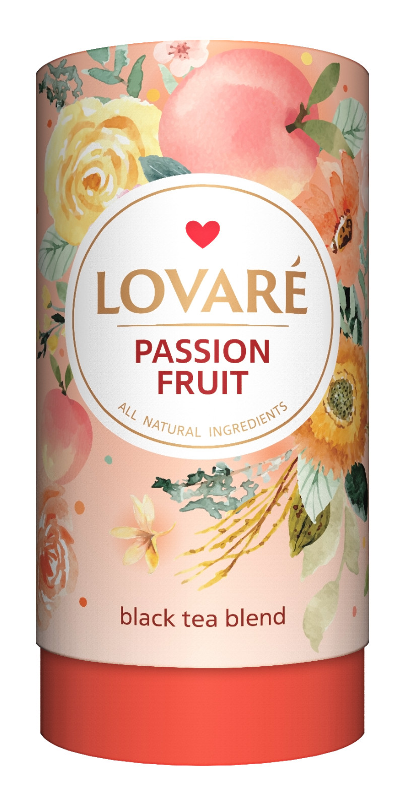 Lovare Tea 80g Premium Flavors in Gift Tube All Natural Ingredients