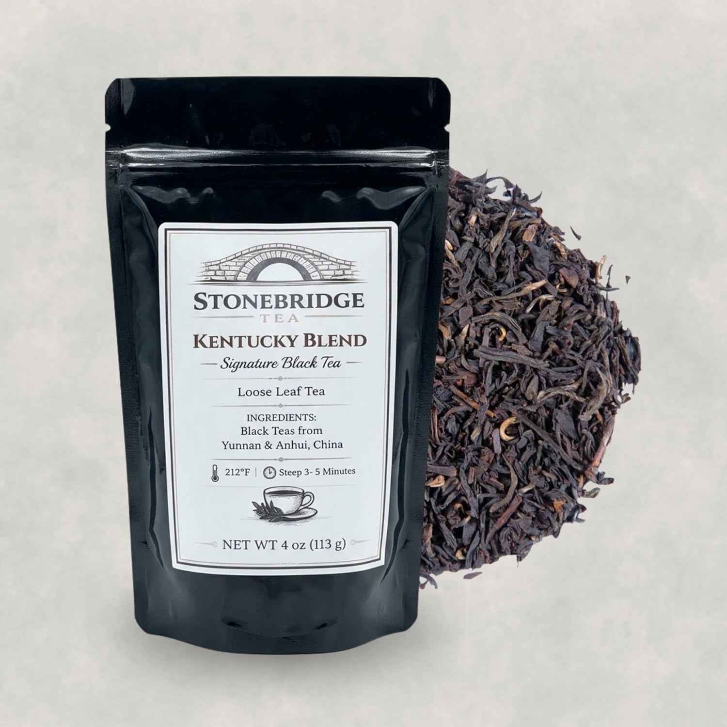 Stonebridge Kentucky Blend Black Tea, Loose Leaf Tea, 4 oz (113g)