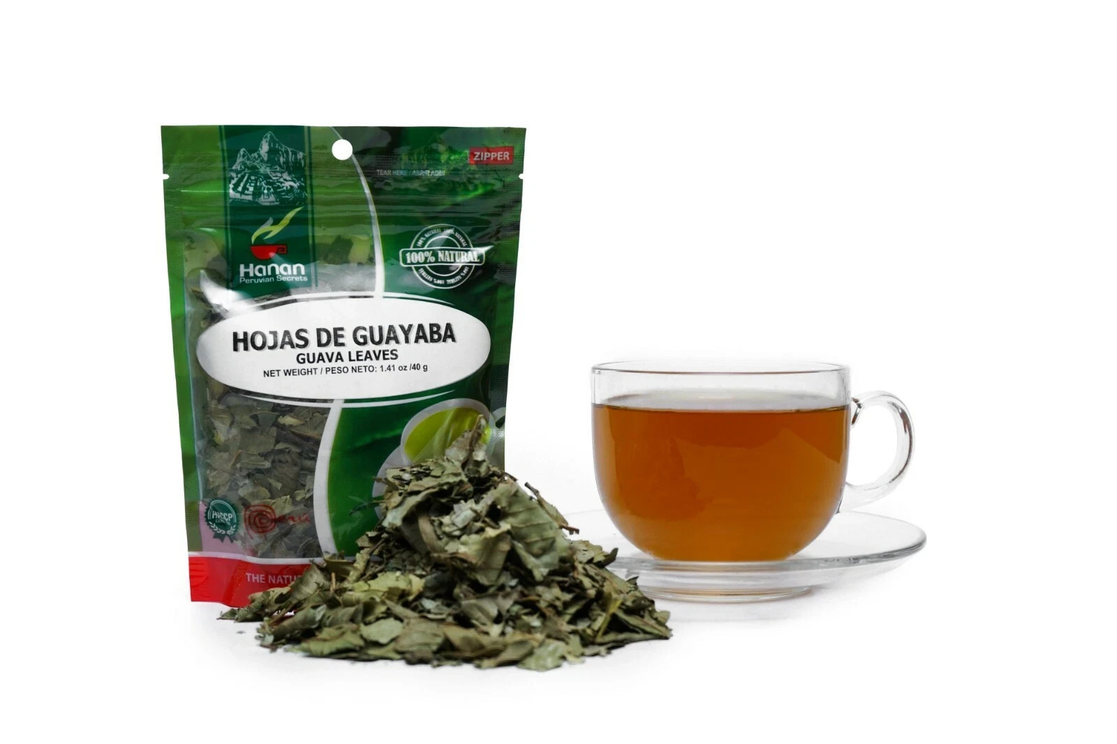 Guayaba Herbal Tea | Loose Leaf Guava Tea | 1.41 oz | 100% Natural Guava Leaves