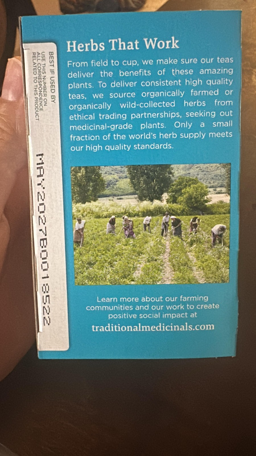 Traditional Medicinals Organic Weightless Cranberry Herbal Tea 16 Bags