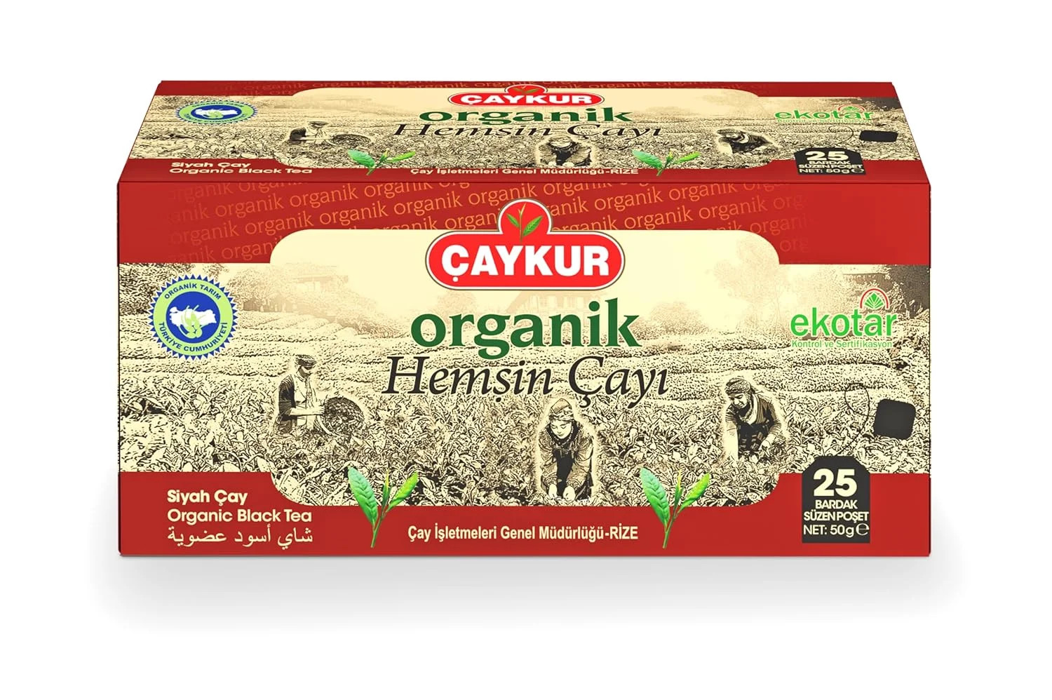 Organic Hemsin Turkish Tea – 25 Tea Bags 50G (1.76 Oz)