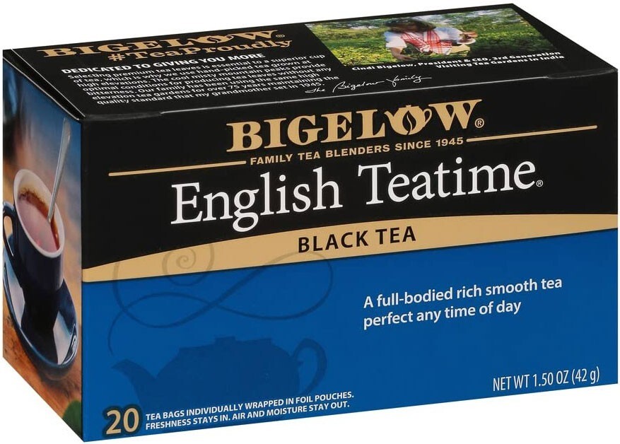 Bigelow English Teatime Black Tea – 20 tea bags