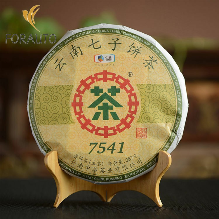 Classic 7541 Raw Pu-erh Sheng Cha 357g Cake Zhongcha Chinese Pu’er Puer Tea 2019