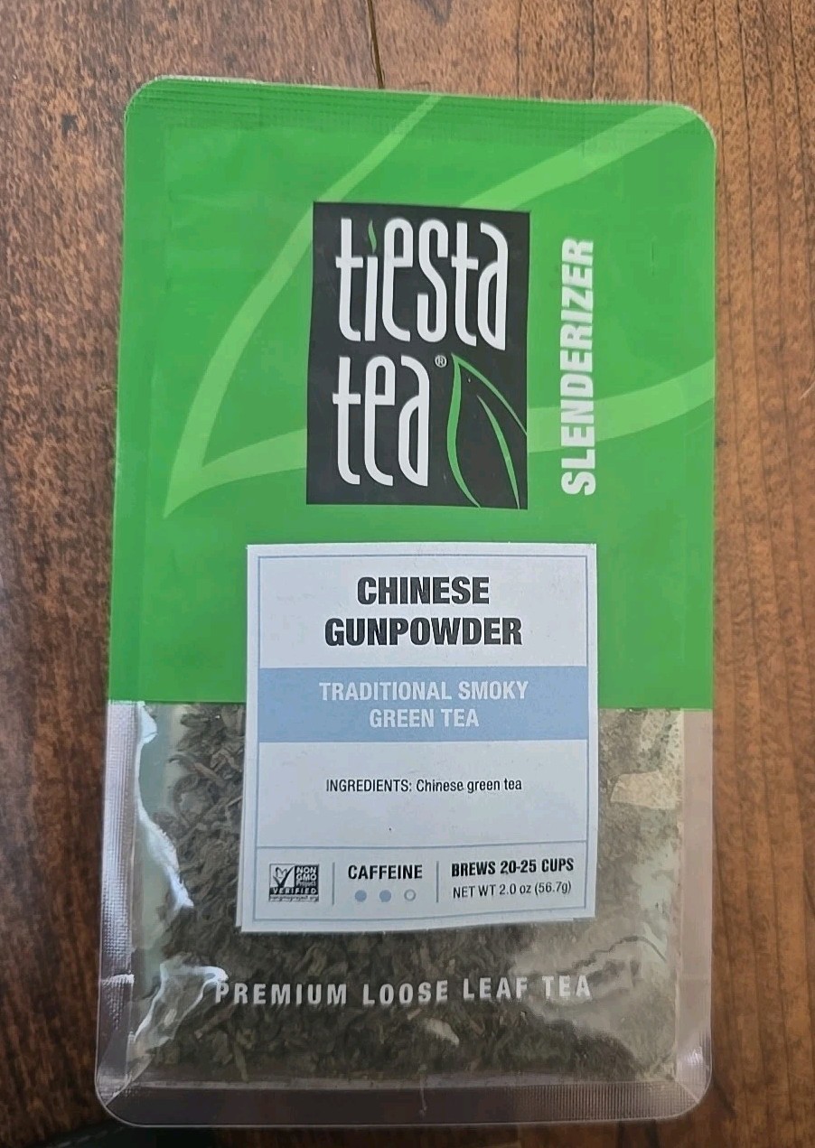 Tiesta Tea Chinese Gunpowder Green Tea 2oz Loose Leaf – Lot of 2 – 20-25 Cups Ea