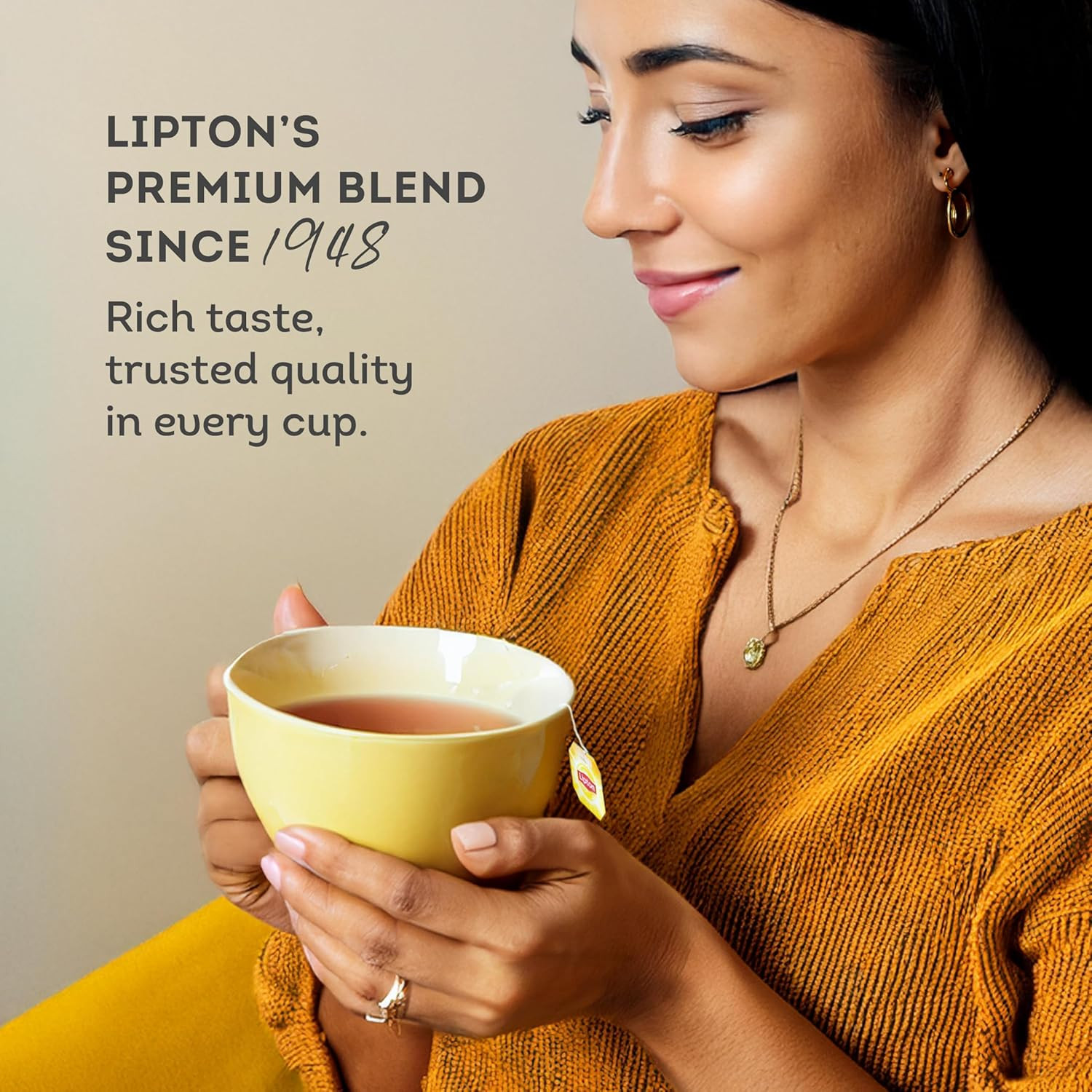 Lipton Yellow Label International Blend | Lipton Tea Bags |Black Tea| Premium Qu