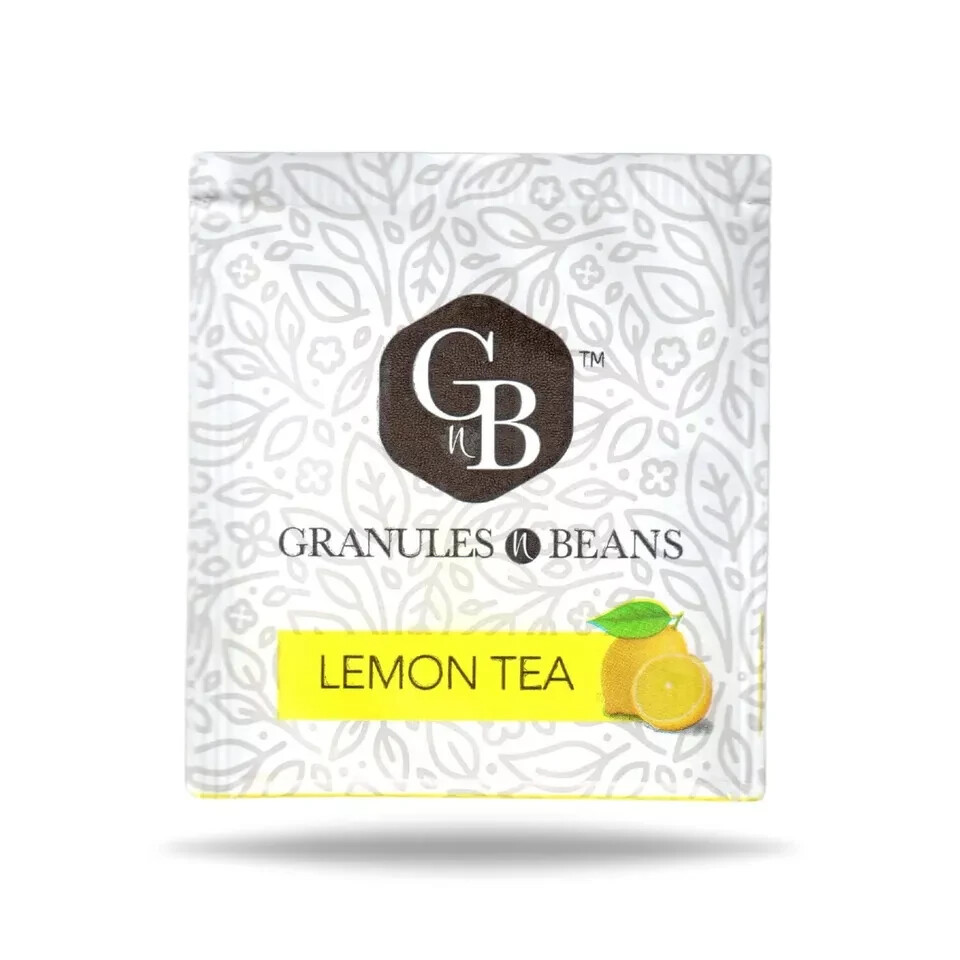 Granules n Beans Lemon Tea 100 Tea Bags Free Shipping World Wide
