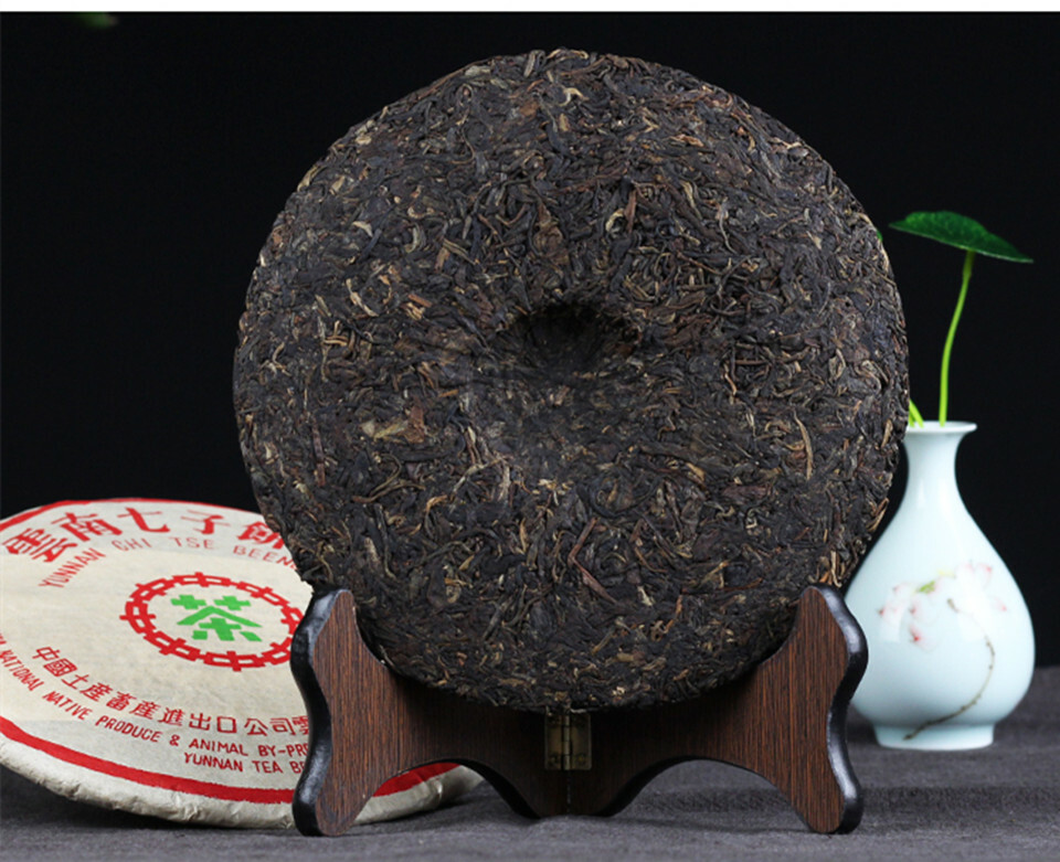 [Damaged Broken Packaging] 2003 ZhongCha Yunnan Chi Tse Puer Tea Pu’er Raw 357g