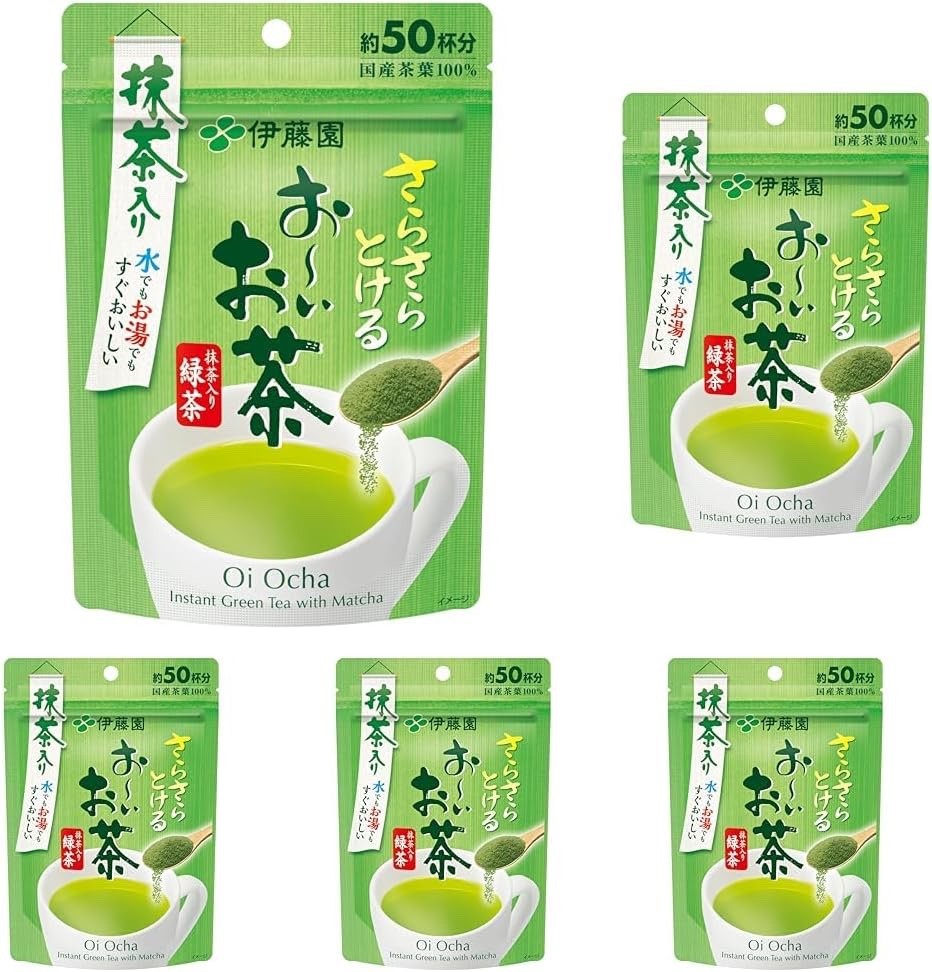 Ito En Oi Ocha Matcha Green Tea Powder 40g x5 Instant Tea Japan