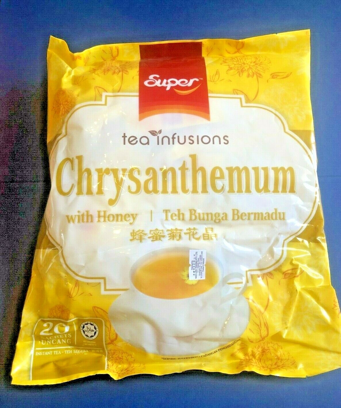 CHRYSANTHEMUM TEA SACHETS WITH INFUSED HONEY DELICIOUS BULK TEA TEH | HYT