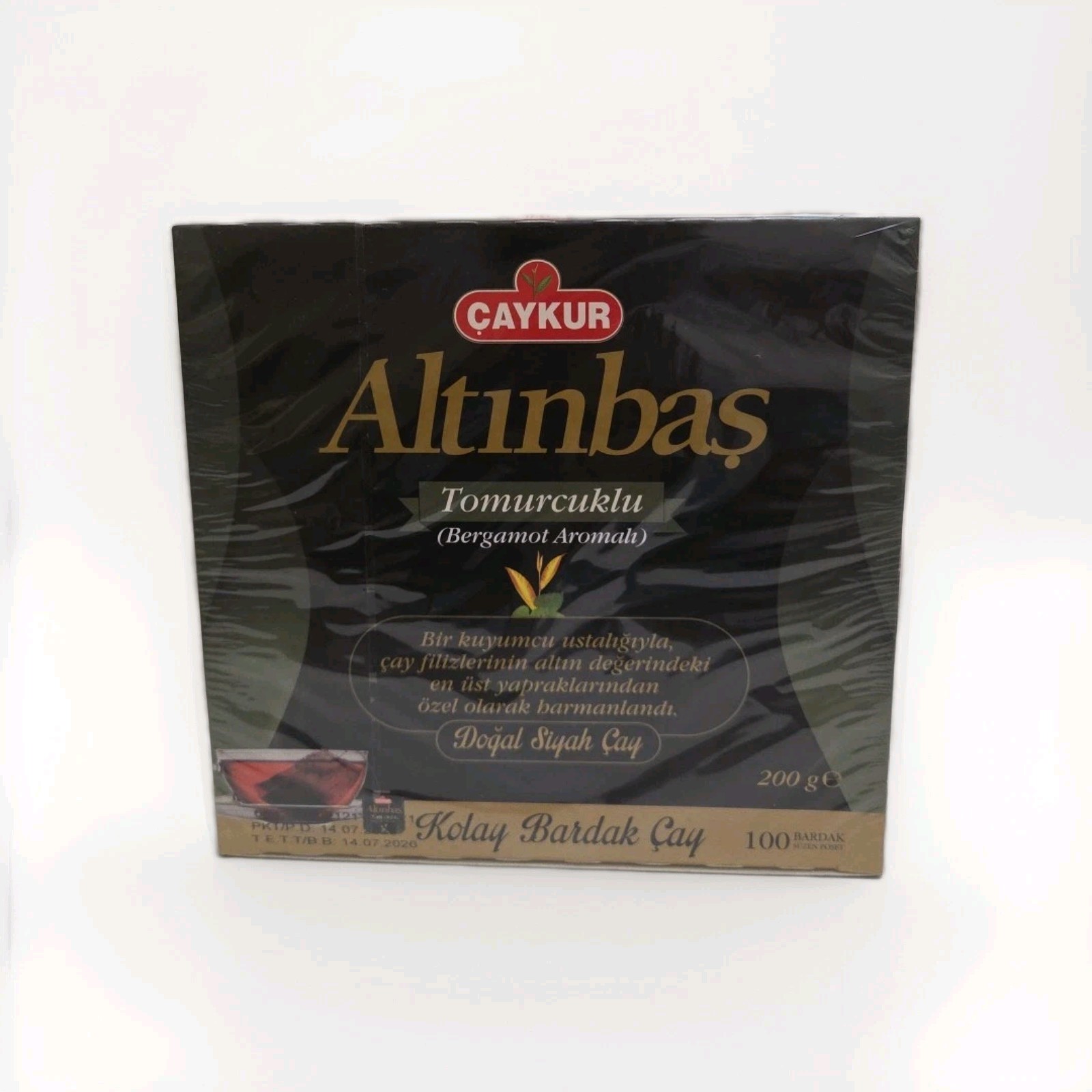 CAYKUR Altinbas Tomurcuklu , Kolay Bardak Cay 100 Teabags 200g/7.oz Exp:07/2026