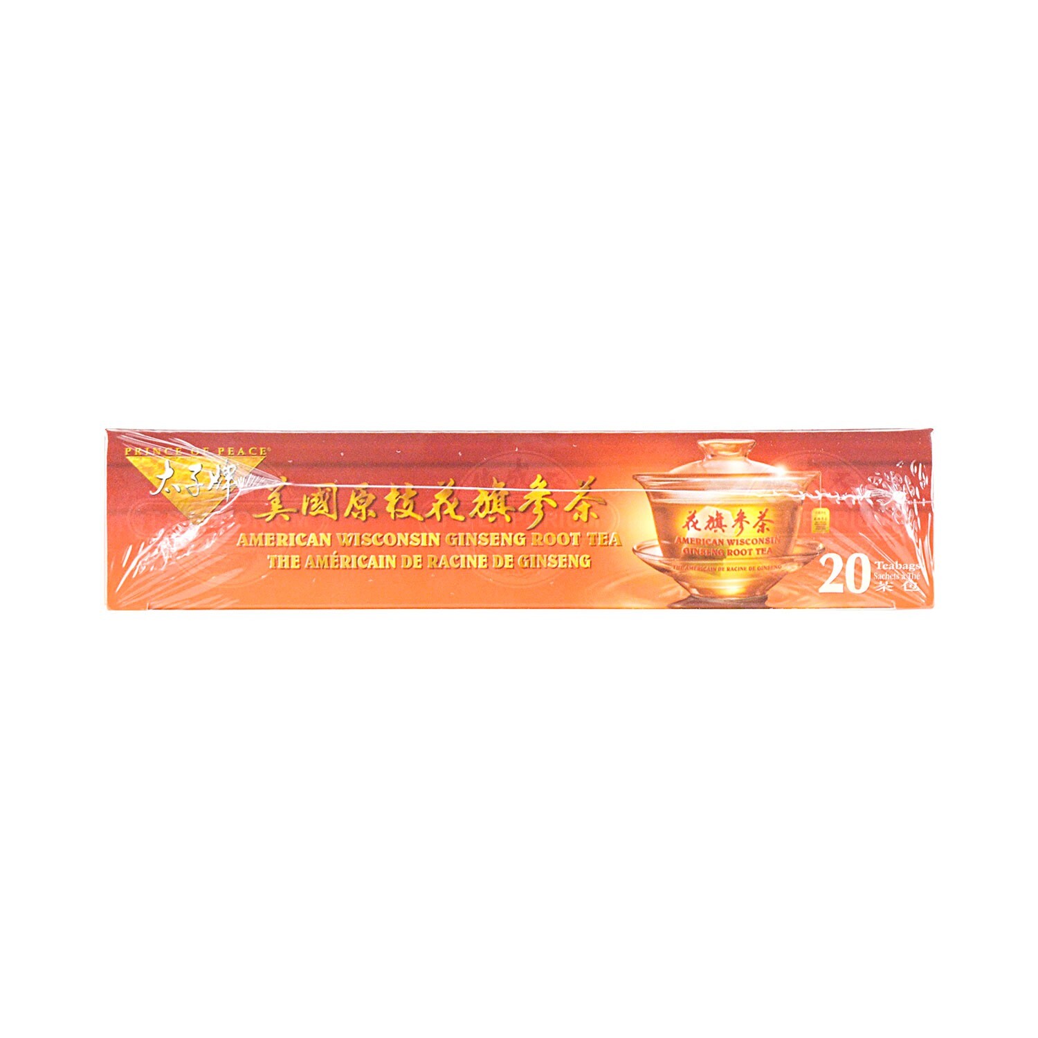 PRINCE OF PEACE American Ginseng Root Tea (20 Tea Bags) 36g – Free Shipping