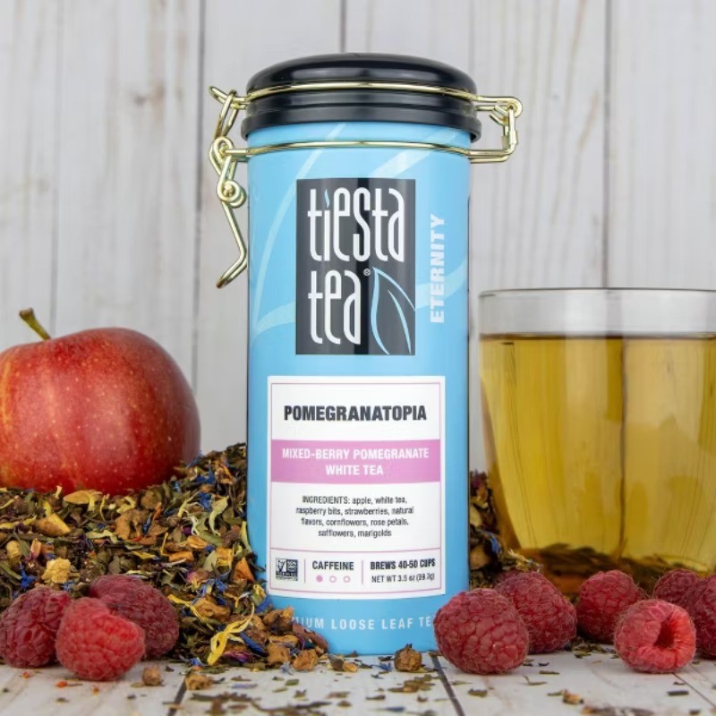 Pomegranatopia, White Loose Leaf Tea Tin – 3.5oz