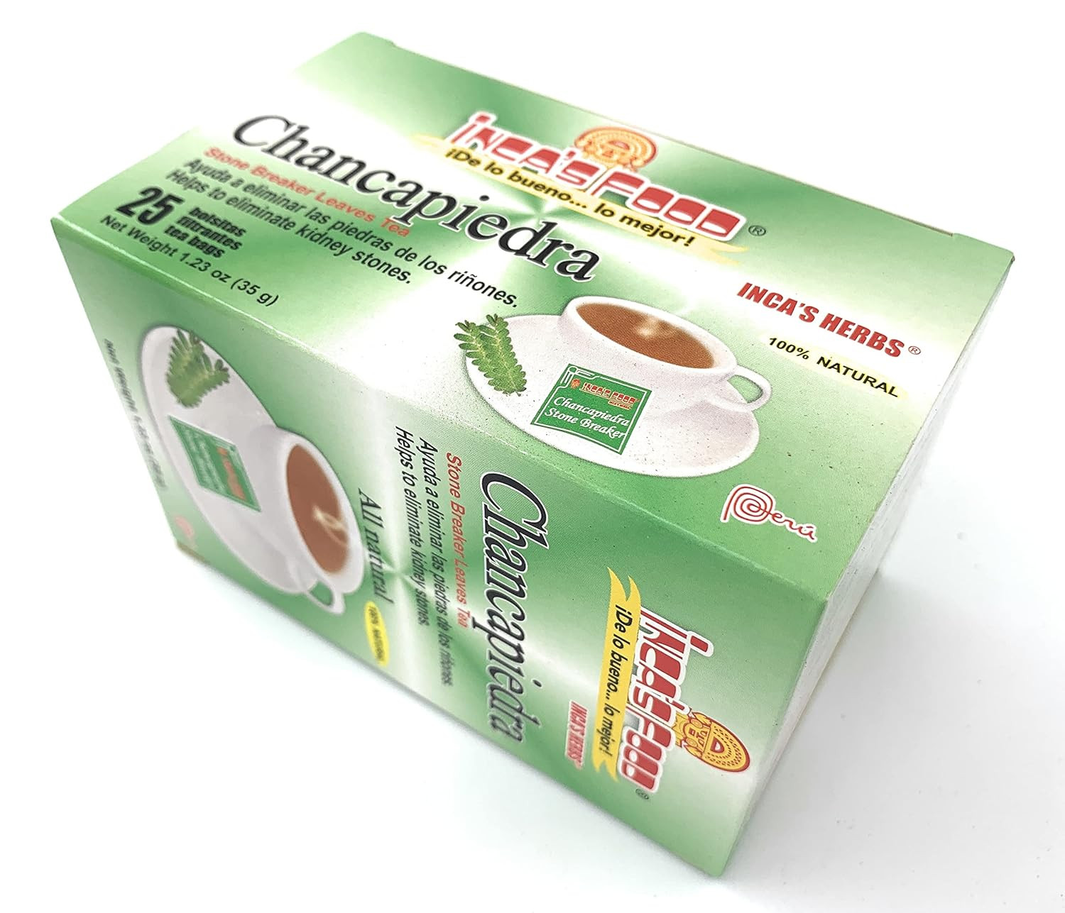 Herb Te Chanca Piedra – Peruvian Stone Breaker Tea Bags (Single Pack – 1.23 Ounc