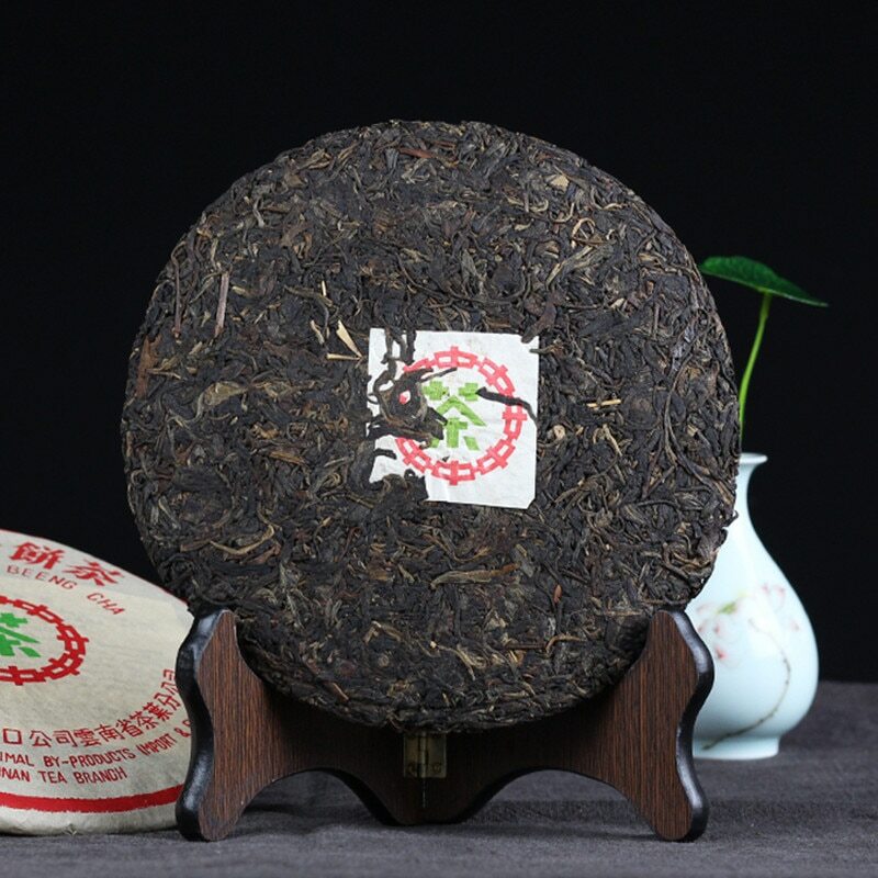 [Damaged Broken Packaging] 2003 ZhongCha Yunnan Chi Tse Puer Tea Pu’er Raw 357g