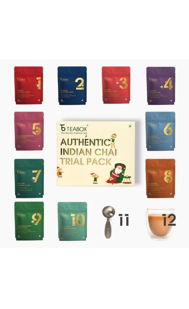 Limited Edition Advent Chai Pack | 10 Authentic Blends for 12 Days