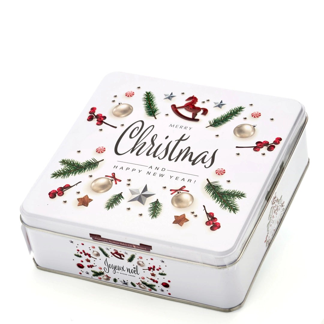 Apple & Ginger Danish Cookies in Holiday Gift Tin