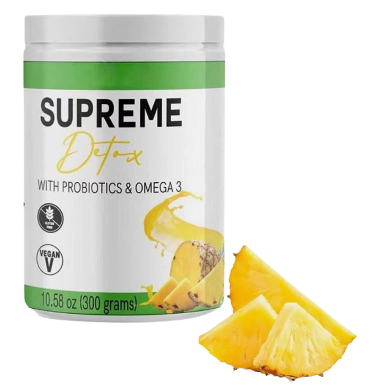 Supreme Pineapple Ingredient Organic Fiber Powder Healthcare Detox Vitamin 2 pcs