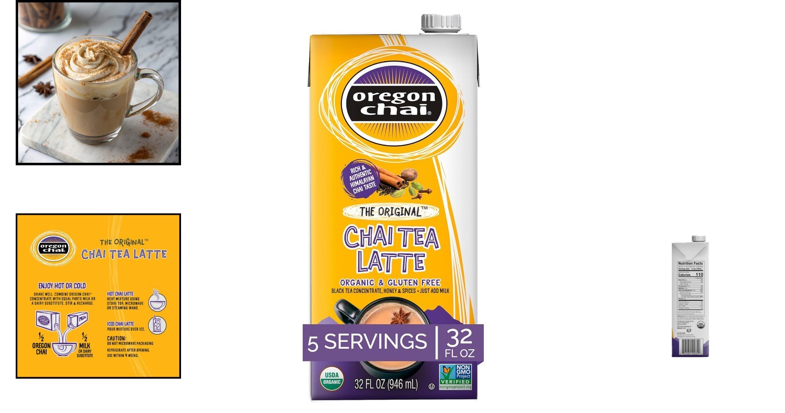 Versatile 32 Oz Chai Latte Concentrate – Easy Hot or Iced Preparation