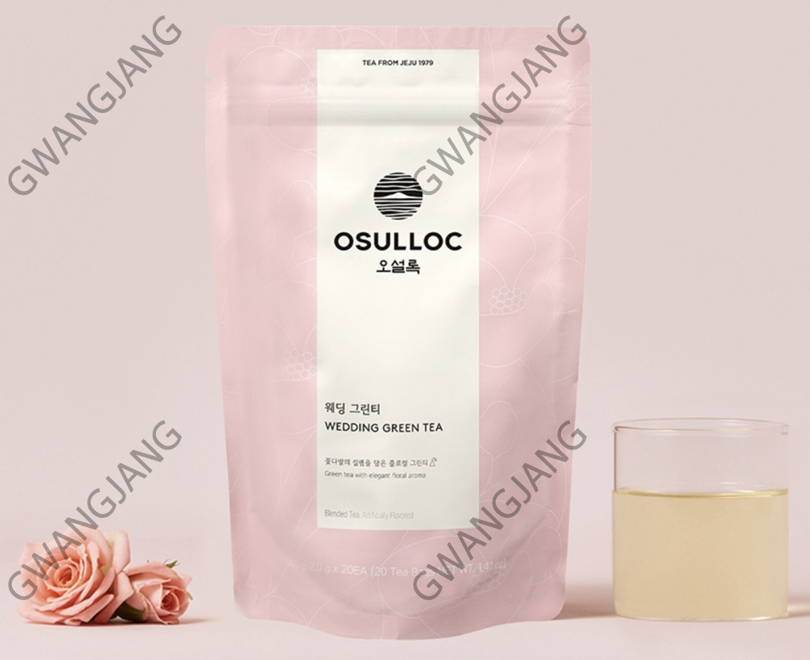 Osulloc Wedding Floral Scent Green Tea Korean Blended Tea 20 Bags Kdrink Epic