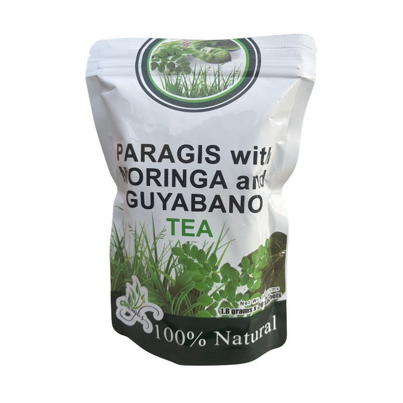 Paragis Moringa Guyabano Herbal Tea 20 Bags – Caffeine-Free Botanical Blend