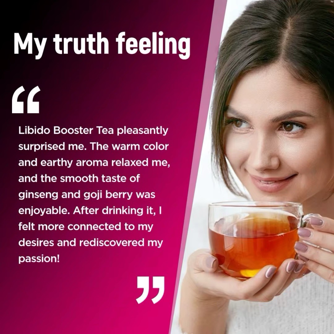 LIBIDO Booster Herbal Tea for Women Natural Blend 10 Tea Bags