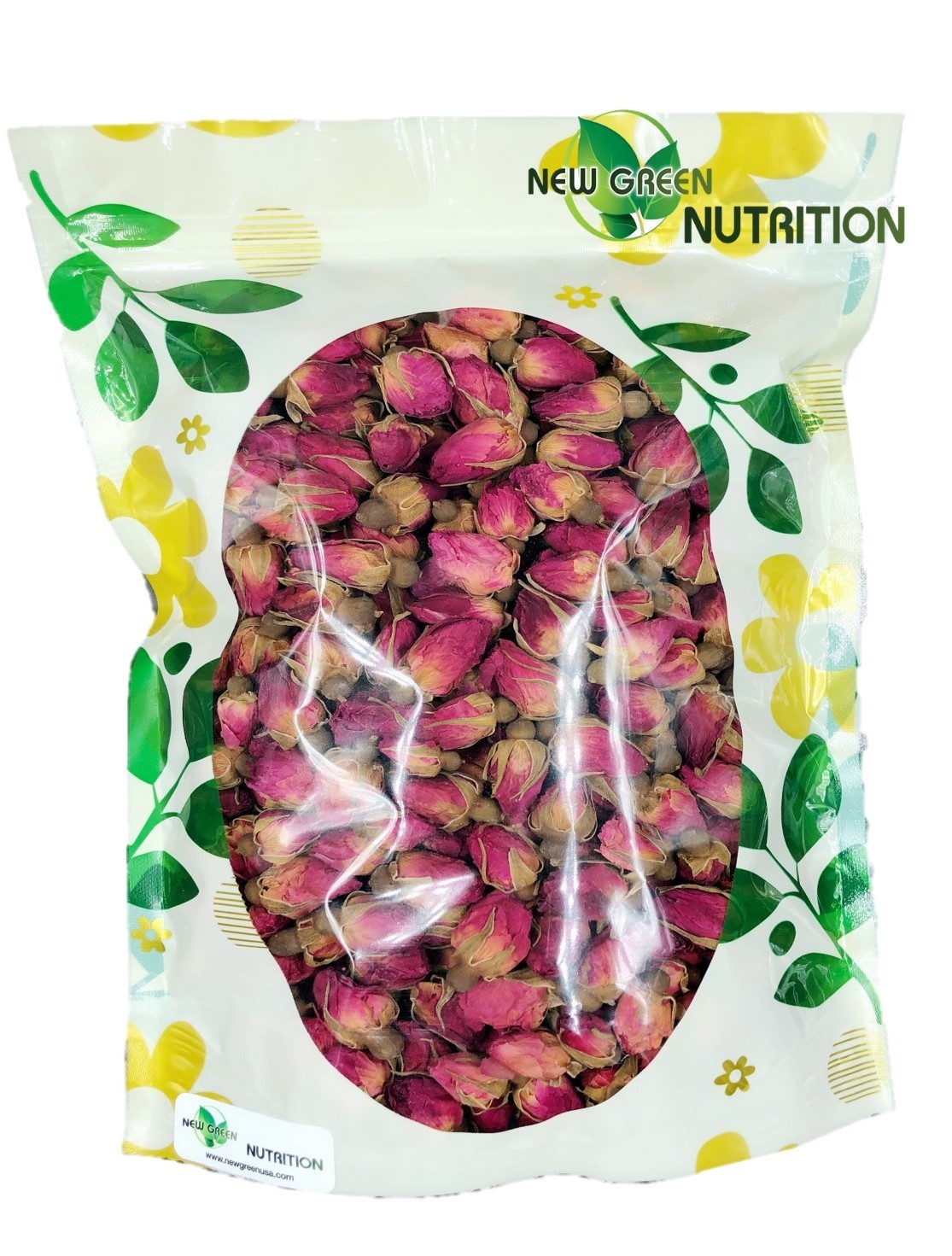 Yongwell 100% Natura Dried Red Rose Buds, Food Grade Herbal Tea (1LB) US Seller
