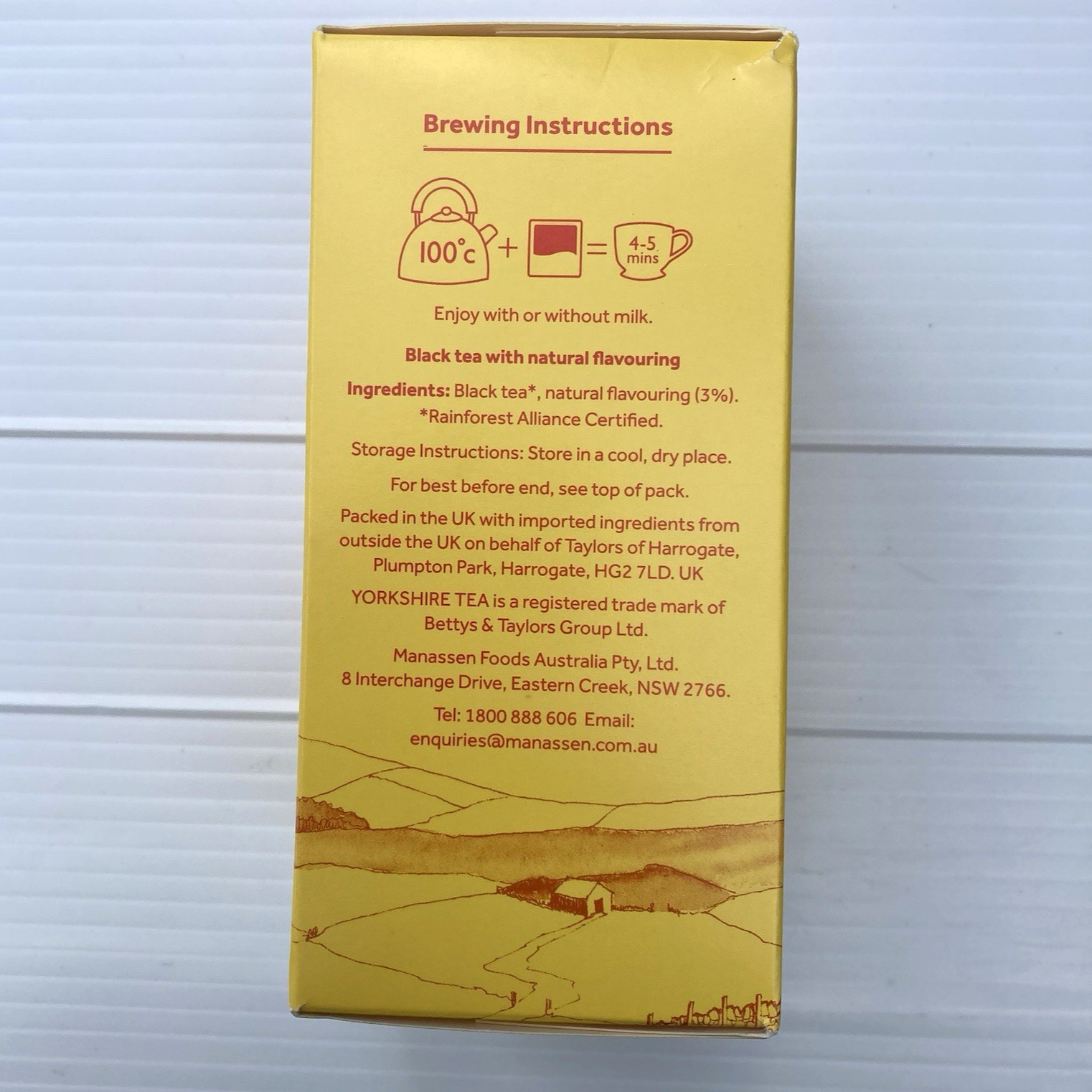 Taylors of Harrogate Biscuit 40 Tea Bags Tastes Like Tea & Biscuits, 112 g